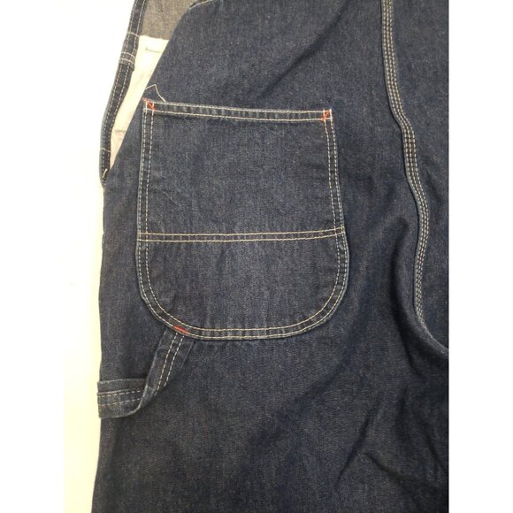 Dickies Men’s Indigo Rigid Blue Denim Bib Overalls 83294NB Size 38 X 32 - Picture 14 of 16